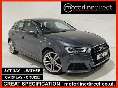 Used Audi A3 Sportback S-Line 116 HP (85 kW) 2019 Grey Hatchback
