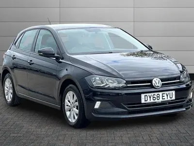 Used VW Polo SE 95 HP (69 kW) 2018 Black Hatchback