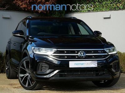 Black Used 2022 VW T-Roc R-line SUV | £23,995 (Fair price)