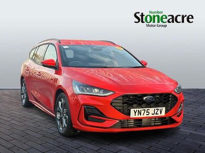 Red New 2025 Ford Focus ST-Line Estate | £23,490 (Fair price)