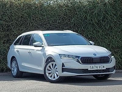 White Used 2024 Skoda Octavia SE L Estate | £23,998 (Expensive)