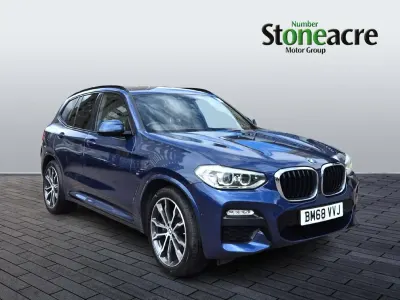 Used BMW X3 M Sport 184 HP (135 kW) 2019 Blue SUV