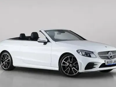 Used Mercedes C200 AMG Line Premium 184 HP (135 kW) 2020 White Cabriolet