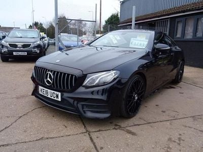 Black Used 2018 Mercedes E220 AMG line Coupe | £17,995 (Good price)