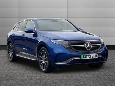 Used Mercedes EQC400 AMG line 300 kW (408 HP) 2023 Spectral blue SUV