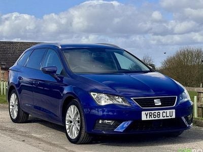 Used Seat Leon SE Dynamic 116 HP (85 kW) 2018 Blue Estate