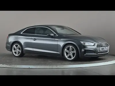 Used Audi A5 S-Line 190 HP (139 kW) 2018 Grey Coupe