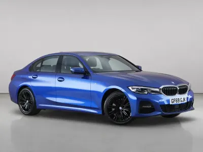 Used BMW 330e M Sport 292 HP (214 kW) 2019 Blue Sedan