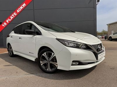 used Nissan Leaf TEKNA 40KW 5d 148 BHP TWO TONE