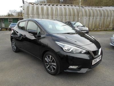 Usado Nissan Micra Acenta 90 HP (66 kW) 2017 Preto Citadino