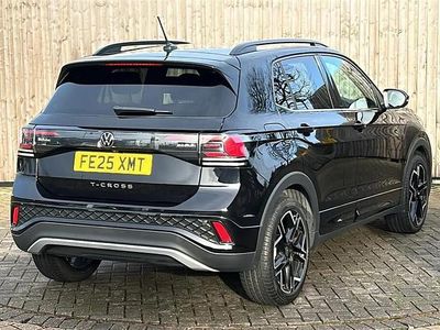 Black Used 2025 VW T-Cross R-line SUV | £24,599 (A bit pricey)
