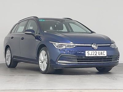 Used VW Golf VIII Style 150 HP (110 kW) 2022 Blue Estate