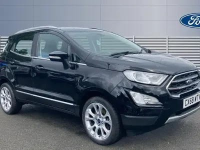 Used Ford Ecosport Titanium 125 HP (91 kW) 2018 Black SUV