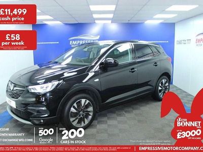 Used Vauxhall Grandland X SRi 130 HP (95 kW) 2020 Black SUV