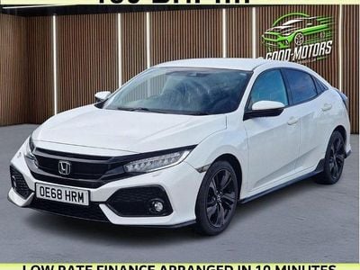 Begagnad Honda Civic Sport 182 HK (133 kW) 2018 Vit Halvkombi