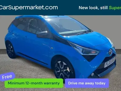 Begagnad Toyota Aygo Trend 72 HK (52 kW) 2020 Blå Halvkombi