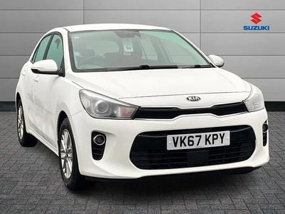 White Used 2017 Kia Rio Hatchback | £6,863 (Fair price)