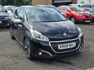 Second-hand Peugeot 208 S 100 CP (73 kW) 2018 Negru Hatchback