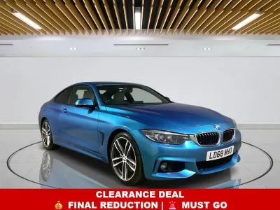 Used BMW 420 Coupé M Sport 184 HP (135 kW) 2022 Blue Coupe