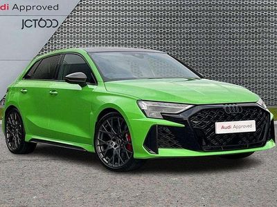 Green New 2025 Audi RS3 Comfort Sedan | £66,249 (Expensive)
