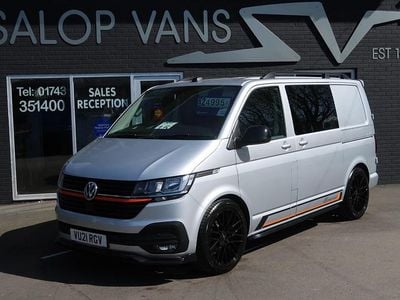 Used VW T6.1 Highline 150 HP (110 kW) 2021 Silver Van