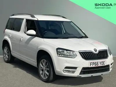 Used Skoda Yeti SE 110 HP (80 kW) 2016 White SUV