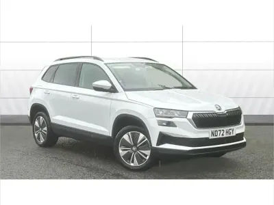 Used Skoda Karoq SE Drive 110 HP (80 kW) 2022 White SUV