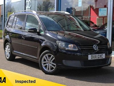 Used VW Touran SE 105 HP (77 kW) 2011 Black MPV
