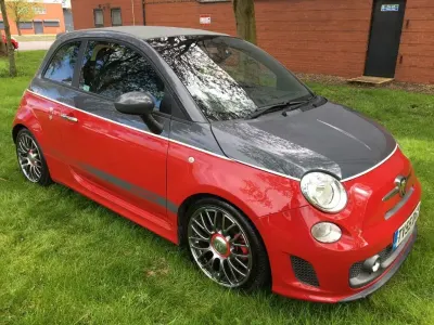 Used Abarth 595 Turismo 160 HP (117 kW) 2014 Grey/red Cabriolet