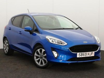 Usado Ford Fiesta Trend 85 HP (62 kW) 2019 Azul Citadino