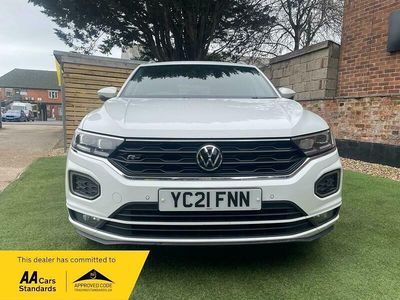 Used VW T-Roc R-line 150 HP (110 kW) 2021 White SUV