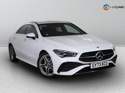 White Used 2023 Mercedes CLA200 Executive Coupe | £24,475 (Fair price)