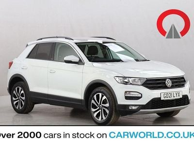 White Used 2021 VW T-Roc Active SUV | £15,700 (Good price)