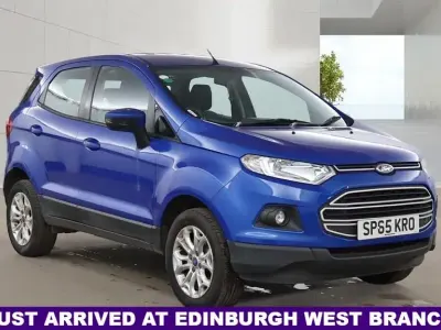 Used Ford Ecosport Zetec 112 HP (82 kW) 2015 Blue SUV