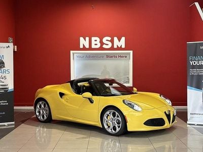 Used Alfa Romeo 4C 2016 Yellow Cabriolet
