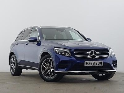 Used Mercedes GLC250 AMG Line Premium 211 HP (155 kW) 2018 Blue SUV