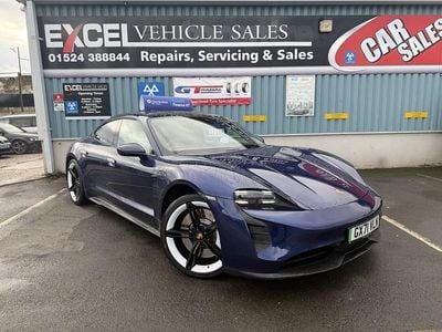 Used Porsche Taycan 4S Performance Package 92 kW (126 HP) 2021 Blue Sedan