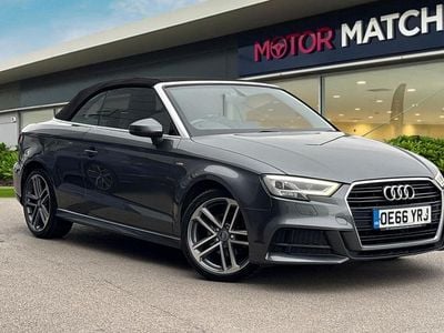 Begagnad Audi A3 Cabriolet S-Line 2017 Grå Cab