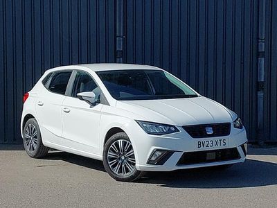 Used Seat Ibiza SE Technology 95 HP (69 kW) 2023 White Hatchback