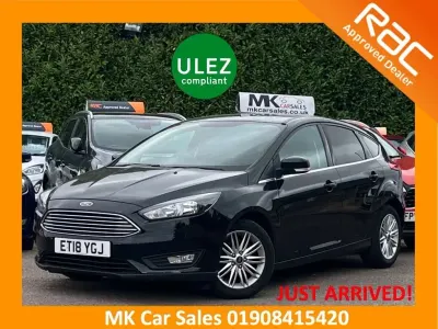 Used Ford Focus Zetec 125 HP (91 kW) 2018 Shadow black Hatchback