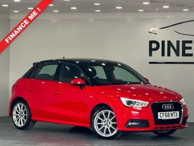 Used Audi A1 Sportback S-Line 125 HP (91 kW) 2018 Red Hatchback