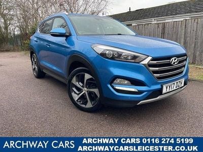 Used Hyundai Tucson Premium 136 HP (100 kW) 2017 Blue SUV