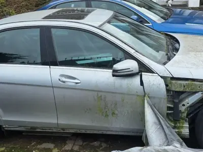 Used Mercedes C63 AMG 2008 Silver Sedan