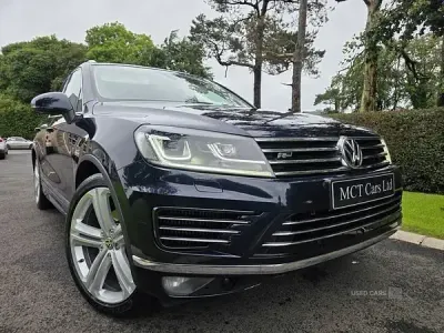 Used VW Touareg R-line Plus 262 HP (192 kW) 2017 Blue SUV