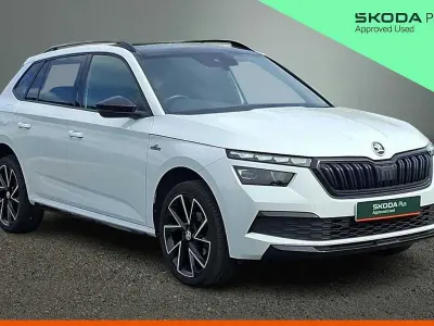 Used Skoda 110 R Monte Carlo 81 HP (59 kW) 2023 Moon white metallic Estate