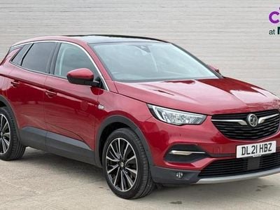 Used Vauxhall Grandland X Elite 130 HP (95 kW) 2021 Red SUV