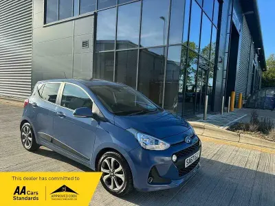 Used Hyundai i10 Premium SE 85 HP (62 kW) 2017 Blue Hatchback
