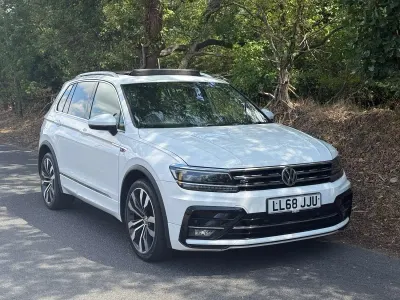Used VW Tiguan R-line 150 HP (110 kW) 2018 White SUV