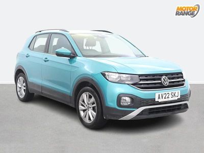 Turquoise Used 2022 VW T-Cross SE SUV | £13,495 (Fair price)