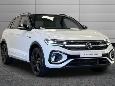 Used VW T-Roc Black Edition 150 HP (110 kW) 2025 Pure white with black roof SUV